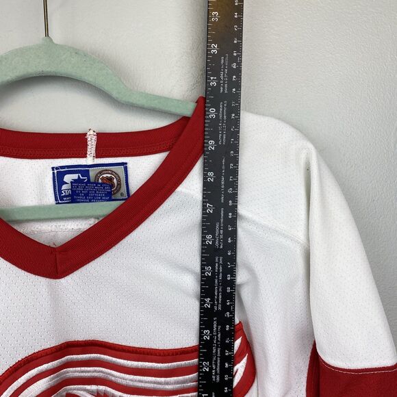 Vintage Detroit Red Wings Starter Hockey Jersey 90s Men’s‎ Sz Medium M Embroider - Picture 9 of 11